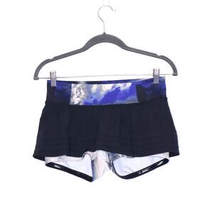 LULULEMON Breath Of Fire Skirt Black Milky Way Multi Print Active Women's 8